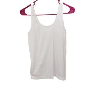 CT1376 Ellen Tracy Ladies White Essentials Tank Top Large